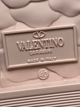 Valentino Garavani Atelier Pink Rubber Wedge Slides size 40 / 10