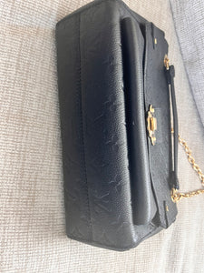 Louis Vuitton Vavin MM black emperiente leather crossbody discontinued MSRP $3100