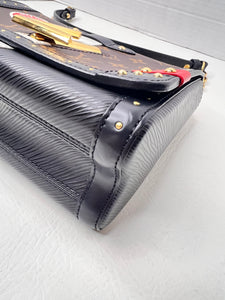 LOUIS VUITTON Epi Monogram Complice Trunks and Bags Twist Shoulder Bag MM Black
