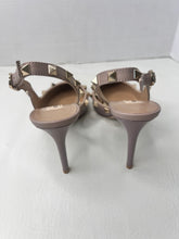 Valentino Garavani rockstud slingback lavender patent low heel sandals size 36/6