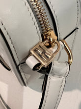 Fendi white Cream Embossed Crossbody leather Bag - NEW