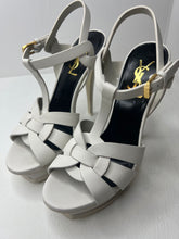 Saint Laurent Ysl Tribute Platform Sandal white sandal heels size 36.5 / 6.5