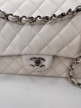 Chanel medium classic double flap White caviar / shw hardware shoulder bag