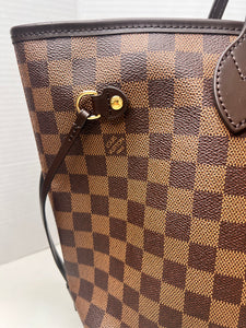Louis Vuitton Neverfull MM Damier Ebene Tote