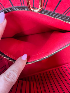Louis Vuitton Neverfull MM Damier Ebene Tote