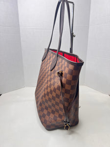Louis Vuitton Neverfull MM Damier Ebene Tote