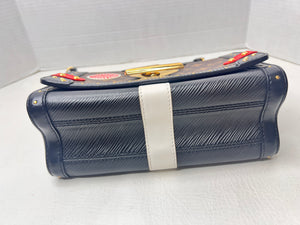 LOUIS VUITTON Epi Monogram Complice Trunks and Bags Twist Shoulder Bag MM Black