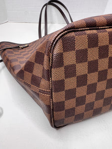 Louis Vuitton Neverfull MM Damier Ebene Tote