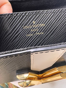 LOUIS VUITTON Epi Monogram Complice Trunks and Bags Twist Shoulder Bag MM Black