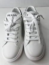 Prada Milano low top white sneakers trainers size 5.5