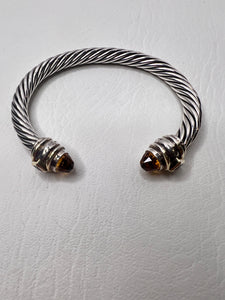 David Yurman Renaissance 7mm cable bracelet - citrine