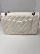Chanel medium classic double flap White caviar / shw hardware shoulder bag