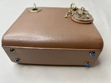Christian Dior Mini Small Lady Lizard Leather Gold Hardware