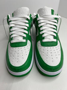 Louis Vuitton Nike Air Force 1 Virgil Abloh Green/White Sneaker Size 8.5