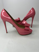 VALENTINO GARAVANI pink bow patent platform heels size 38.5 / 8.5 - rare to find