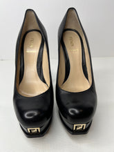 Fendi Decolette Nappa Nero Black Leather Platform heels  39.5 / 9.5