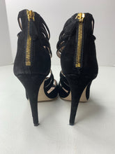 Miu Miu black velvet strappy heels size 37.5 / 7.5