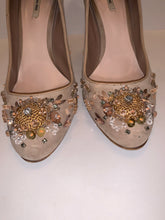 Miu Miu embellished suede pumps heels 38/8- RARE