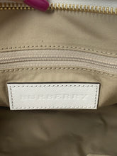 Burberry Horseferry House Haymarket nova check white satchel crossbody bag